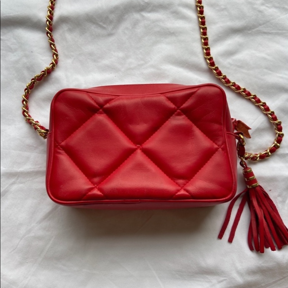 ❣️Red Faux Leather Purse❣️